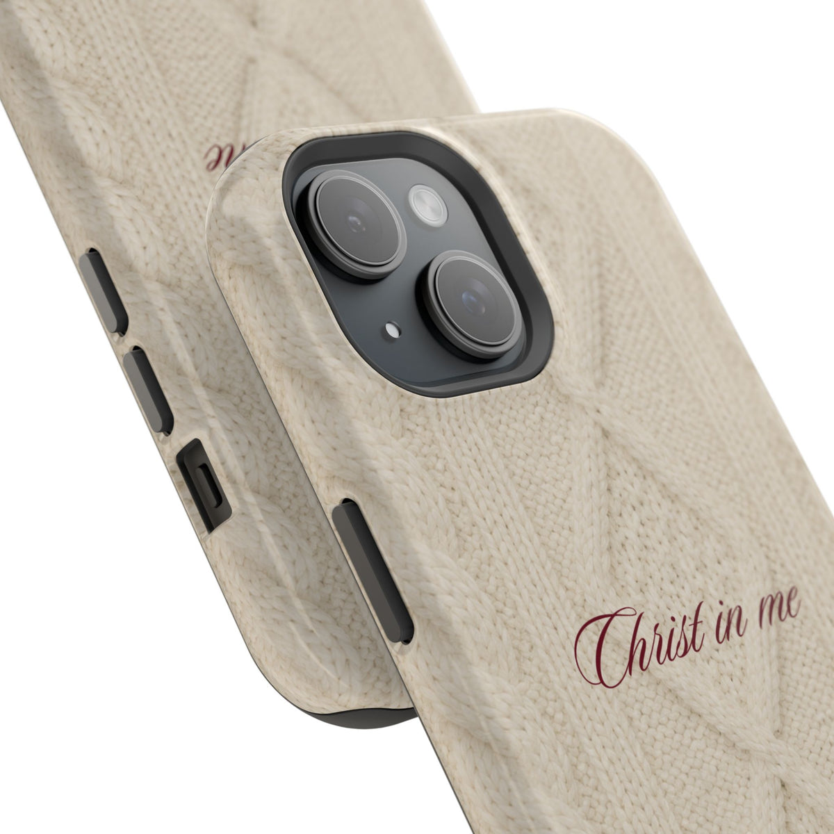 Christ in Me Knit Sweater MagSafe Phone Case
