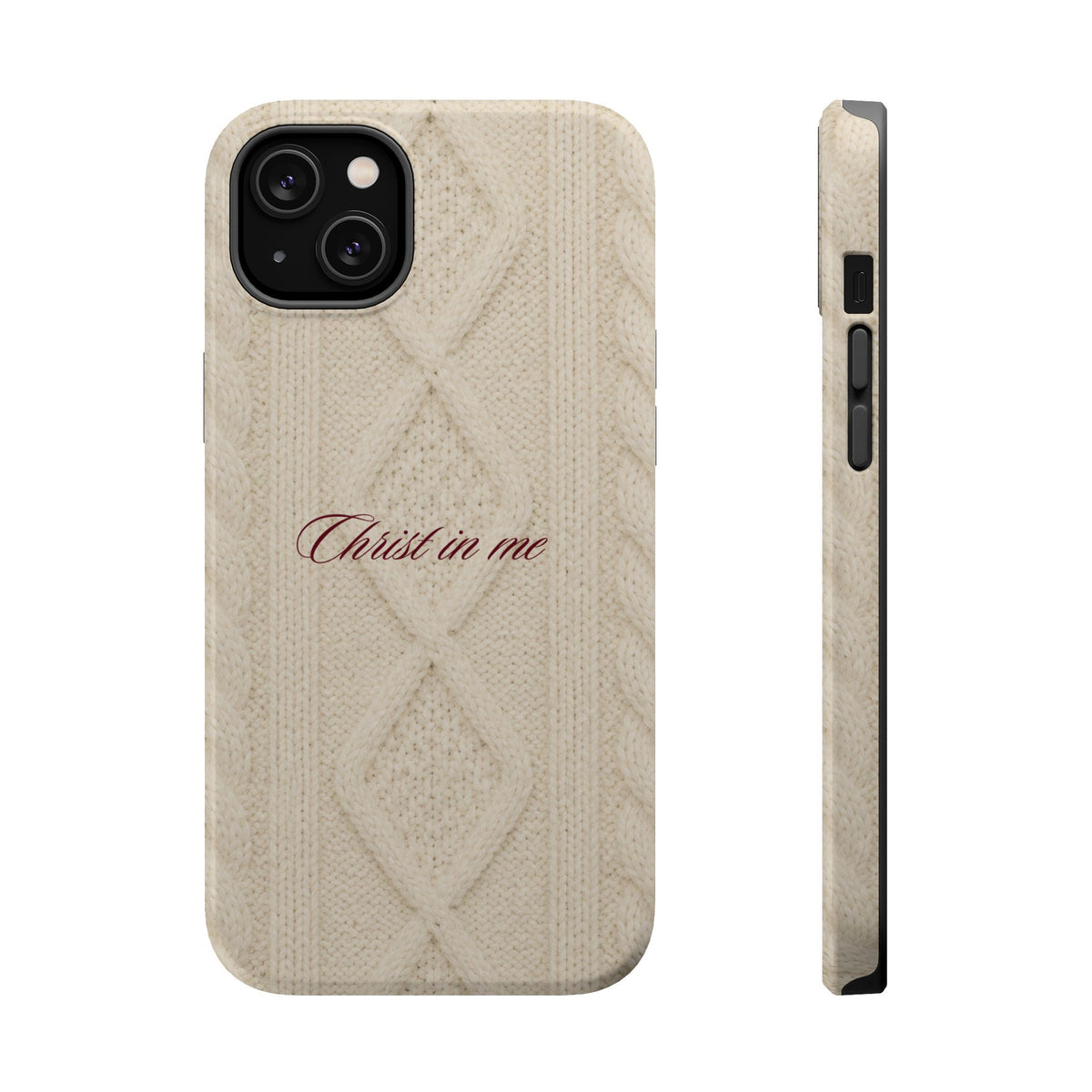 Christ in Me Knit Sweater MagSafe Phone Case