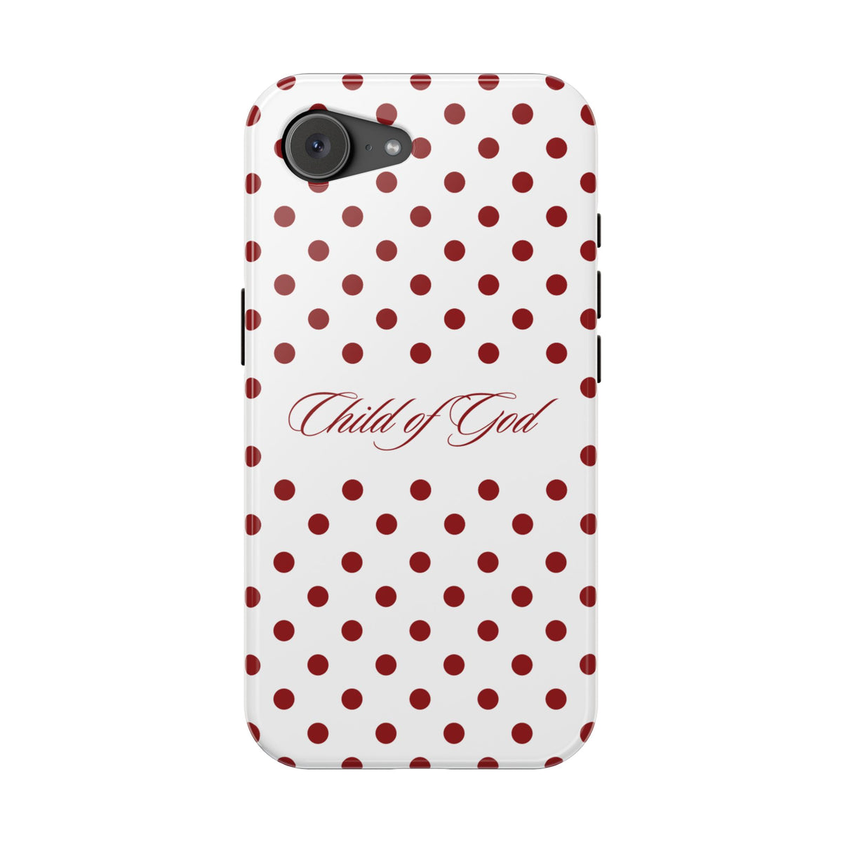 Child of God Red & White Polka Dot MagSafe Phone Case