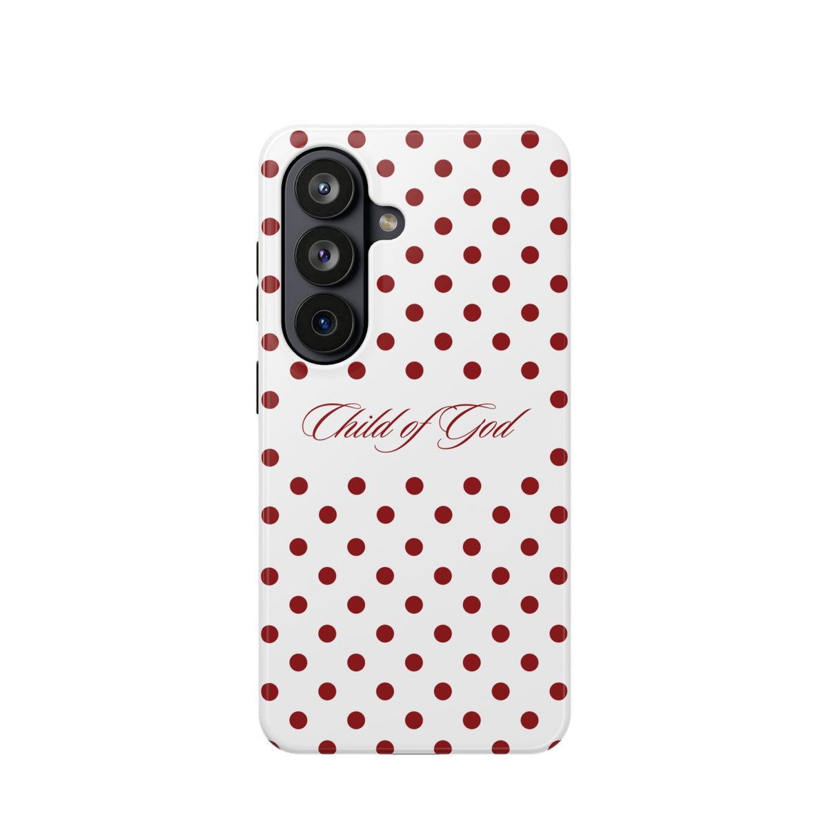 Child of God Red & White Polka Dot MagSafe Phone Case