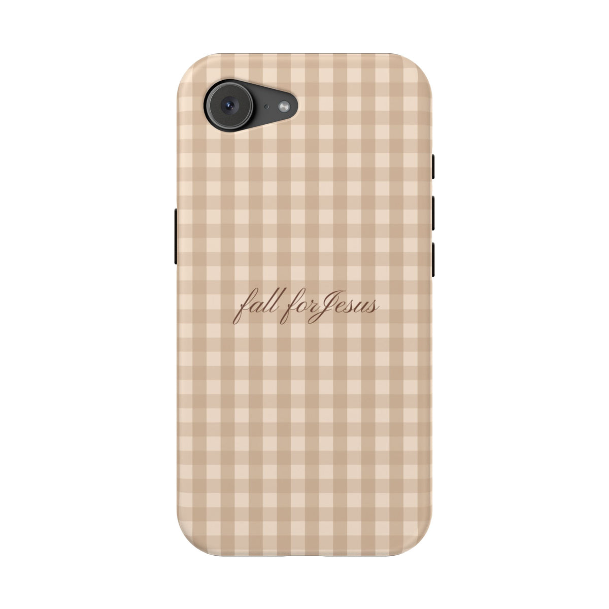 Fall for Jesus Gingham Phone Case - MagSafe