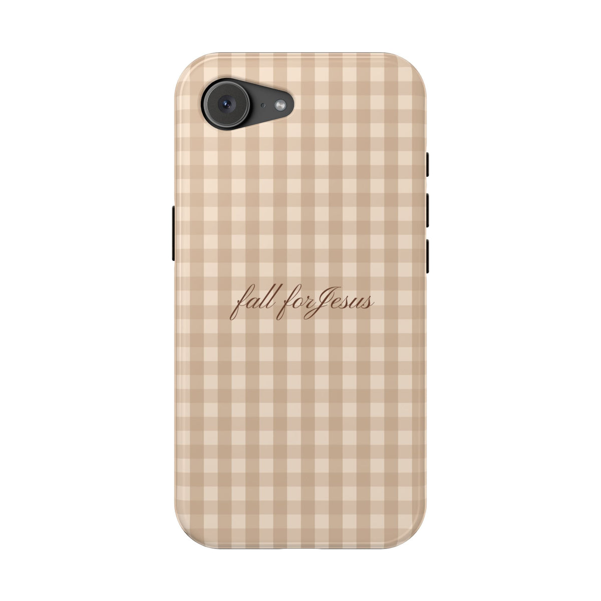 Fall for Jesus Gingham Phone Case - MagSafe