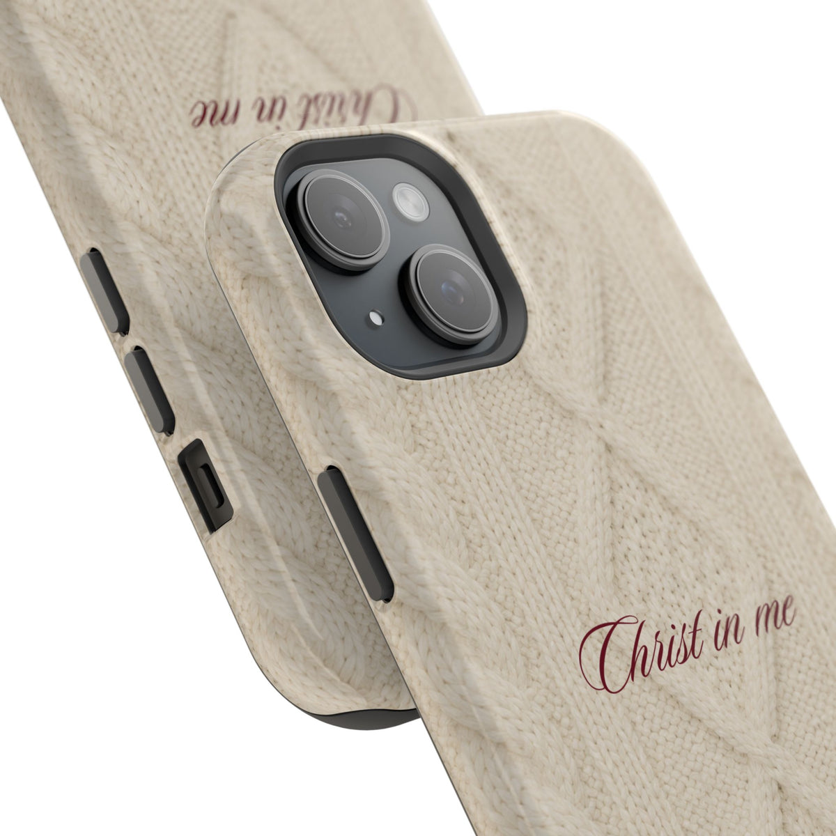 Christ in Me Knit Sweater MagSafe Phone Case