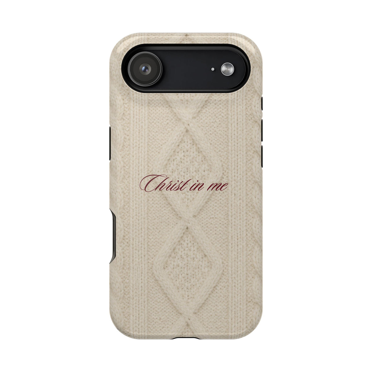 Christ in Me Knit Sweater MagSafe Phone Case