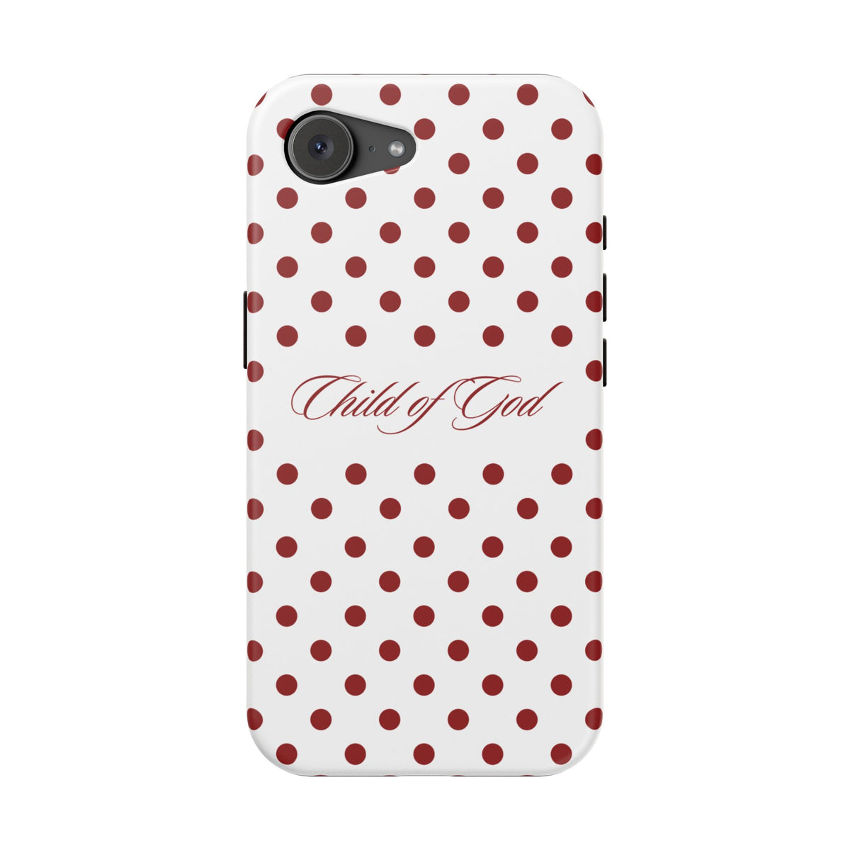 Child of God Red & White Polka Dot MagSafe Phone Case