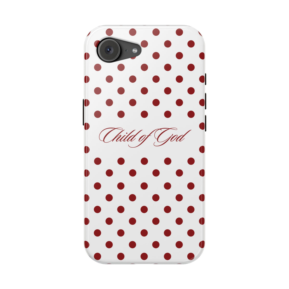 Child of God Red & White Polka Dot MagSafe Phone Case