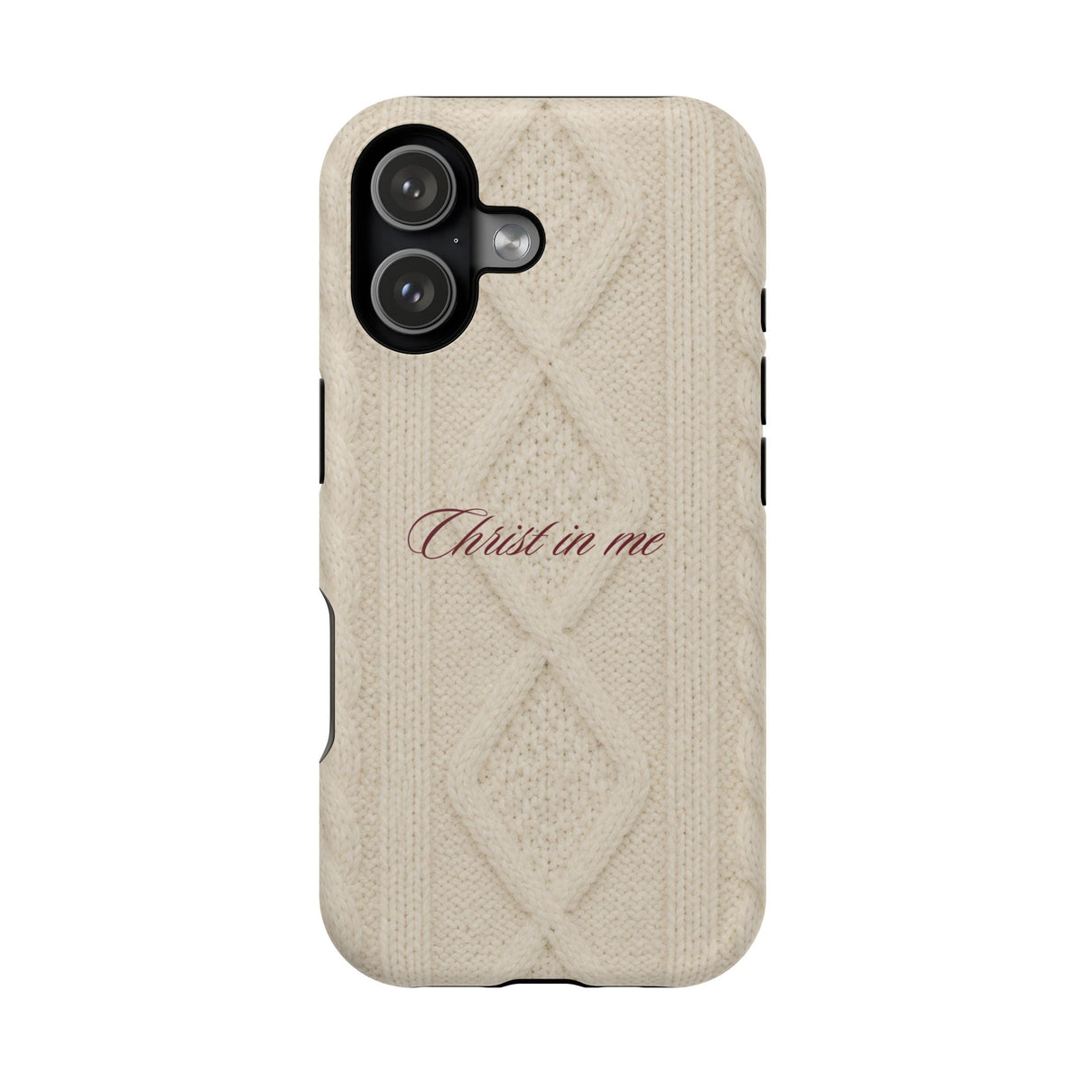 Christ in Me Knit Sweater MagSafe Phone Case