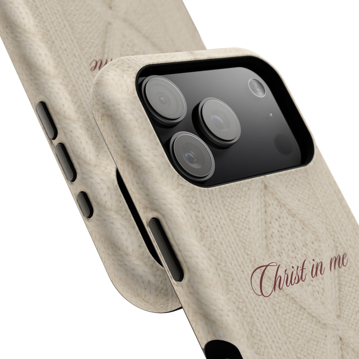 Christ in Me Knit Sweater MagSafe Phone Case