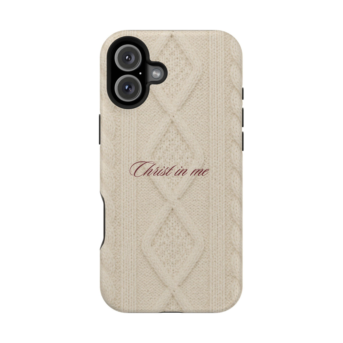 Christ in Me Knit Sweater MagSafe Phone Case