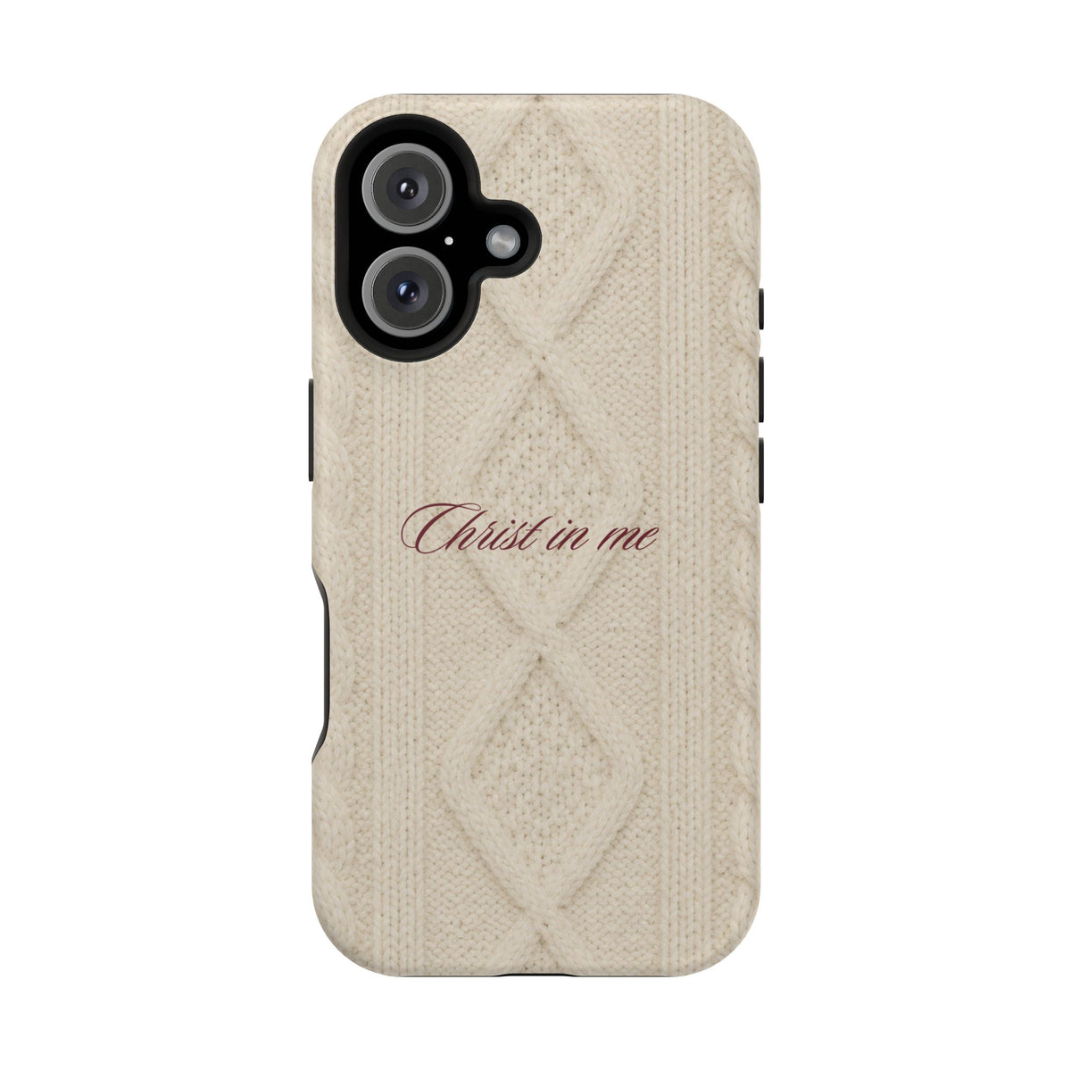 Christ in Me Knit Sweater MagSafe Phone Case