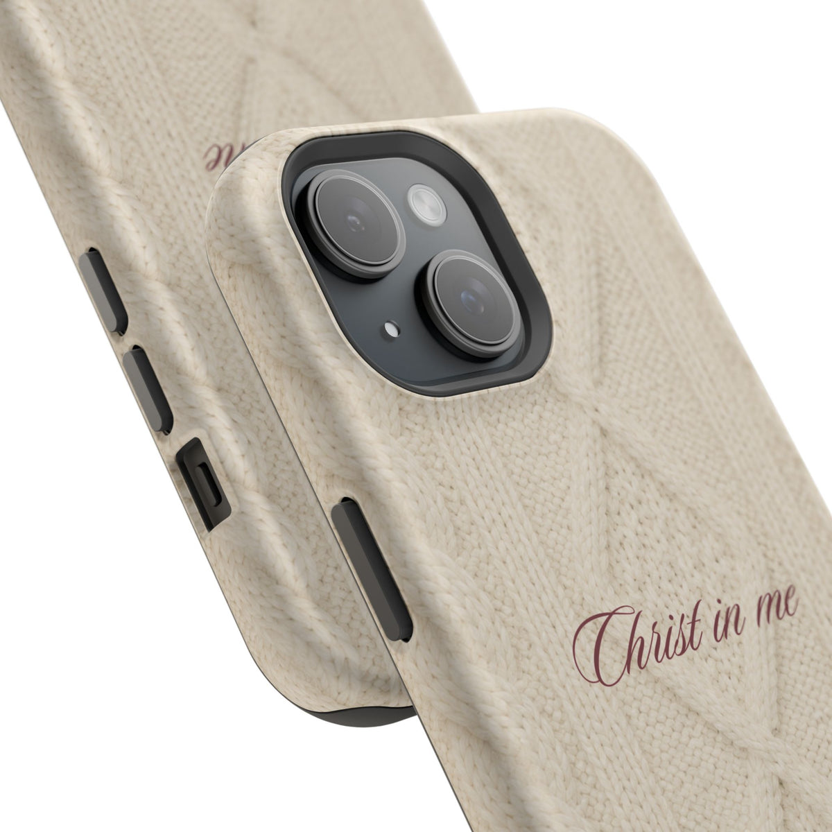 Christ in Me Knit Sweater MagSafe Phone Case