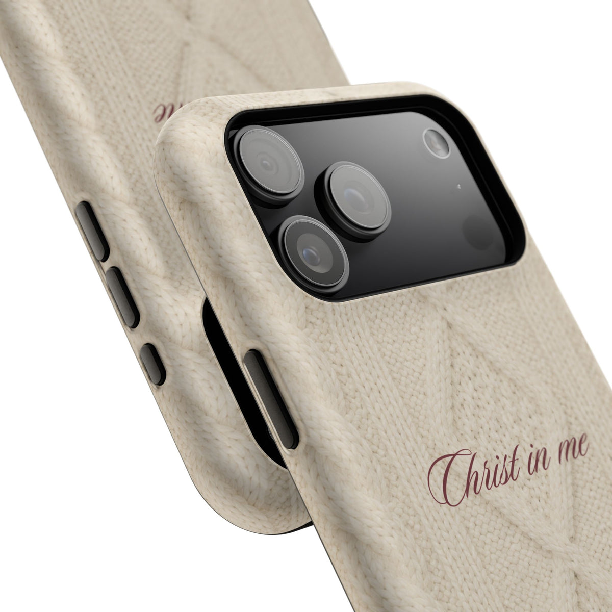 Christ in Me Knit Sweater MagSafe Phone Case