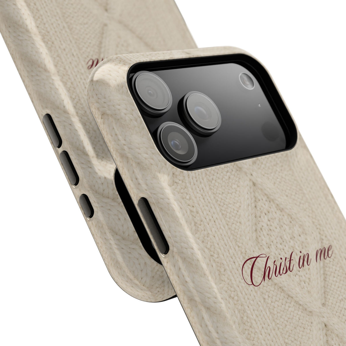 Christ in Me Knit Sweater MagSafe Phone Case