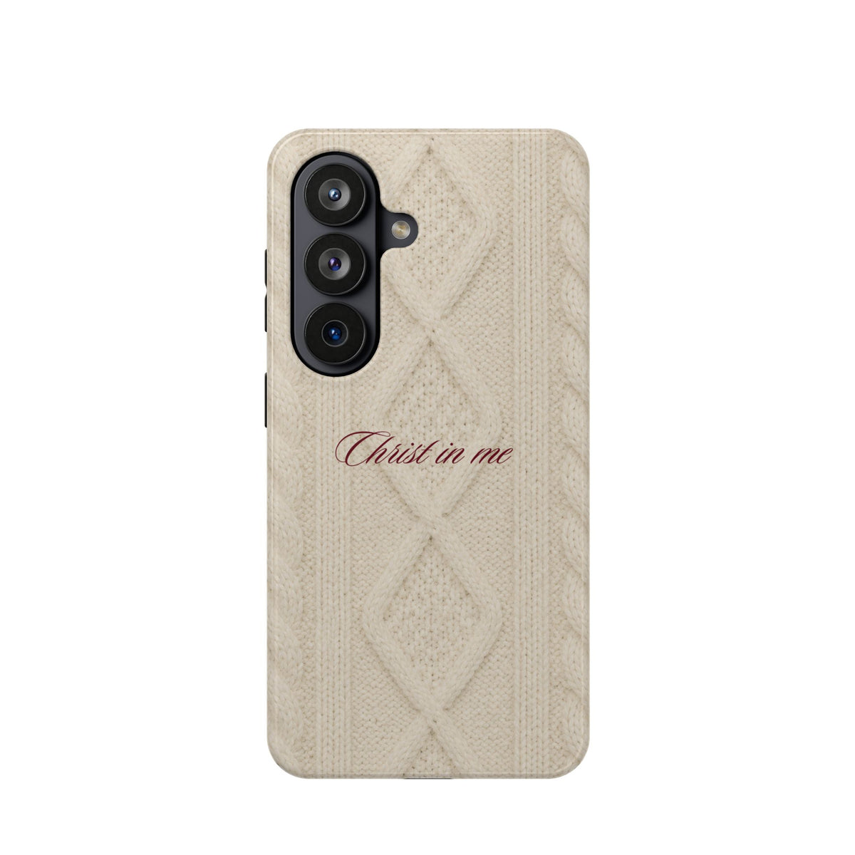 Christ in Me Knit Sweater MagSafe Phone Case