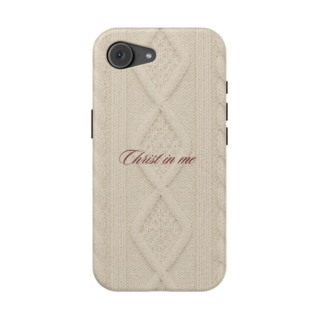 Christ in Me Knit Sweater MagSafe Phone Case