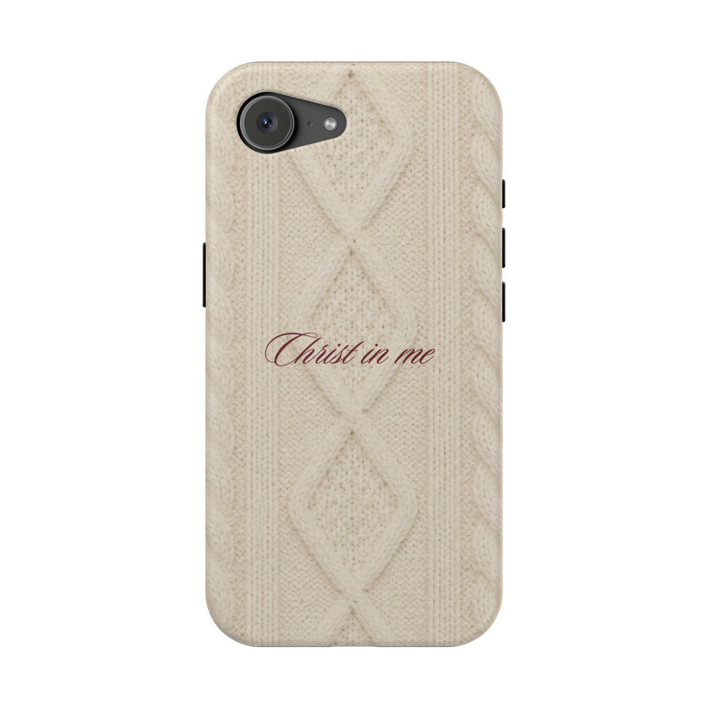 Christ in Me Knit Sweater MagSafe Phone Case