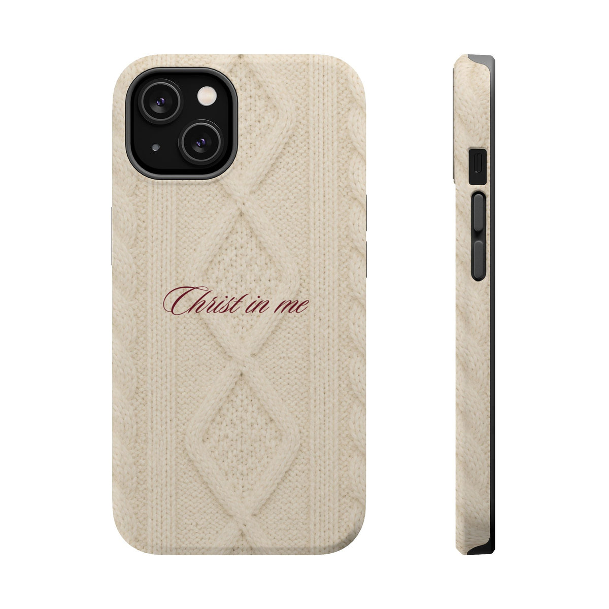 Christ in Me Knit Sweater MagSafe Phone Case