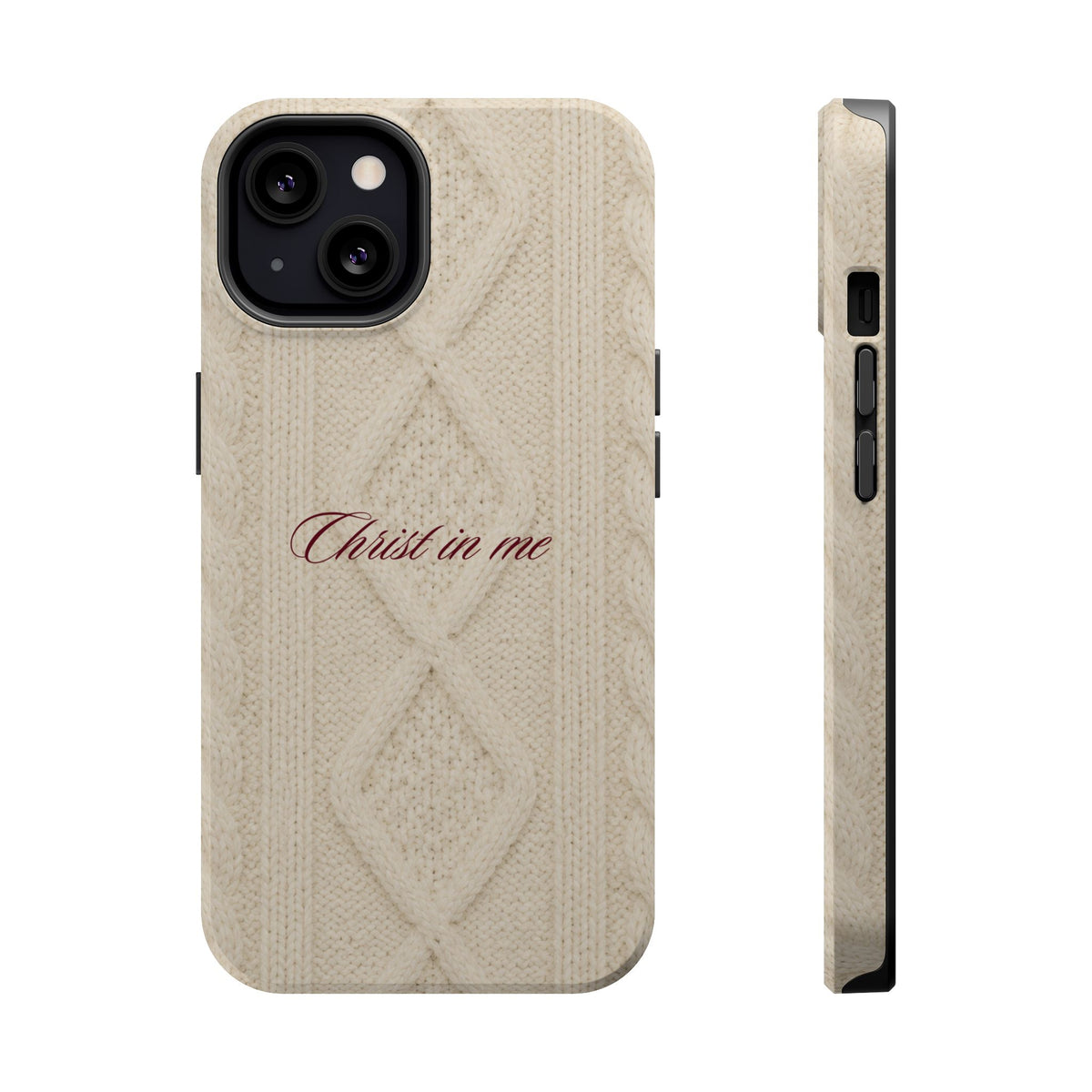 Christ in Me Knit Sweater MagSafe Phone Case