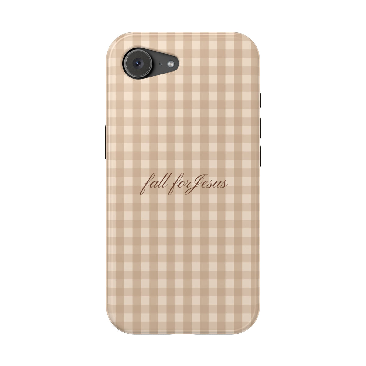 Fall for Jesus Gingham Phone Case - MagSafe