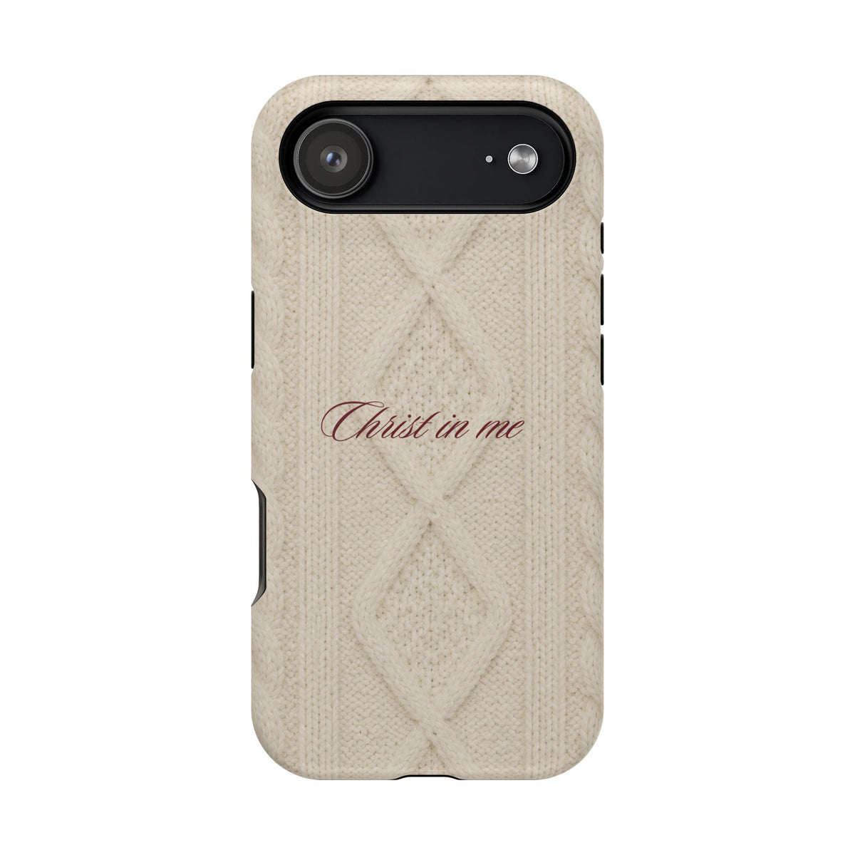 Christ in Me Knit Sweater MagSafe Phone Case