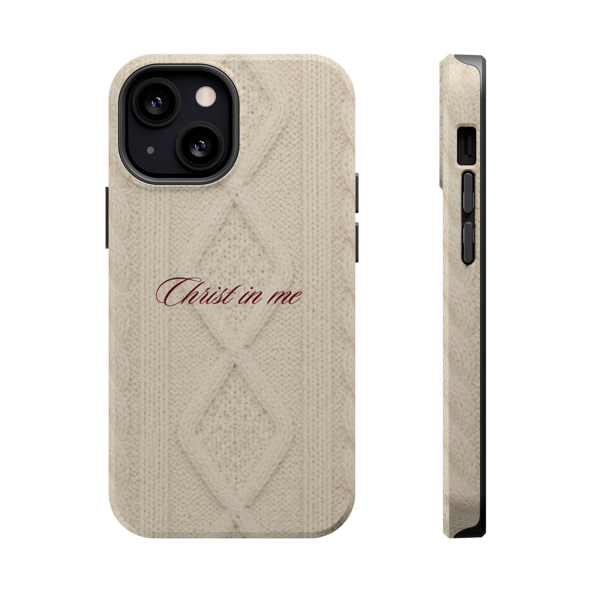 Christ in Me Knit Sweater MagSafe Phone Case