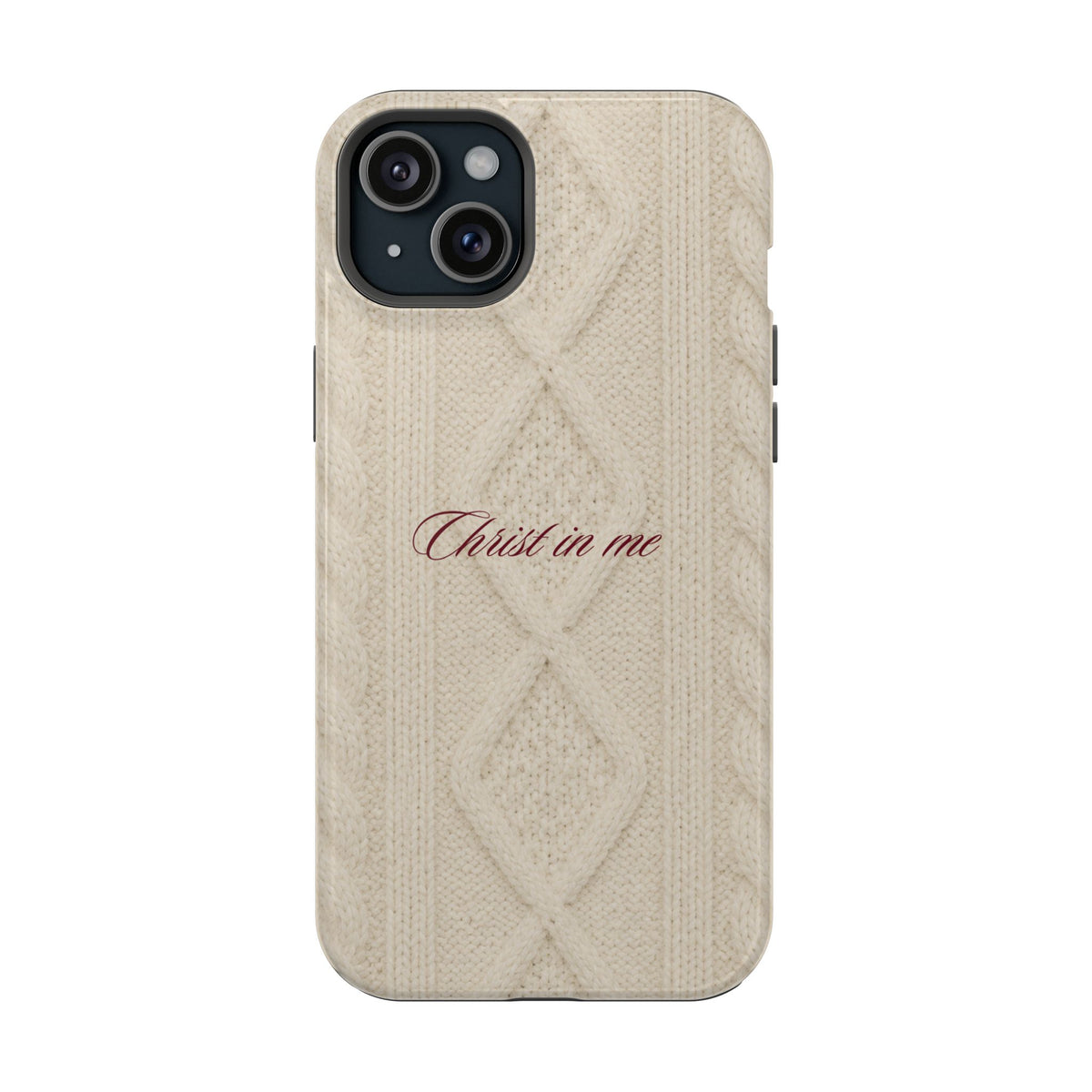 Christ in Me Knit Sweater MagSafe Phone Case