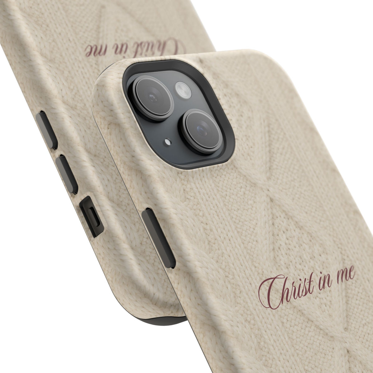 Christ in Me Knit Sweater MagSafe Phone Case